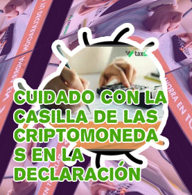 Criptomonedas y declaracion de la renta